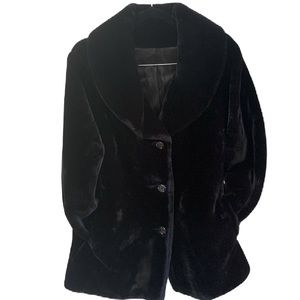 BORGAZIA Faux Fur Coat